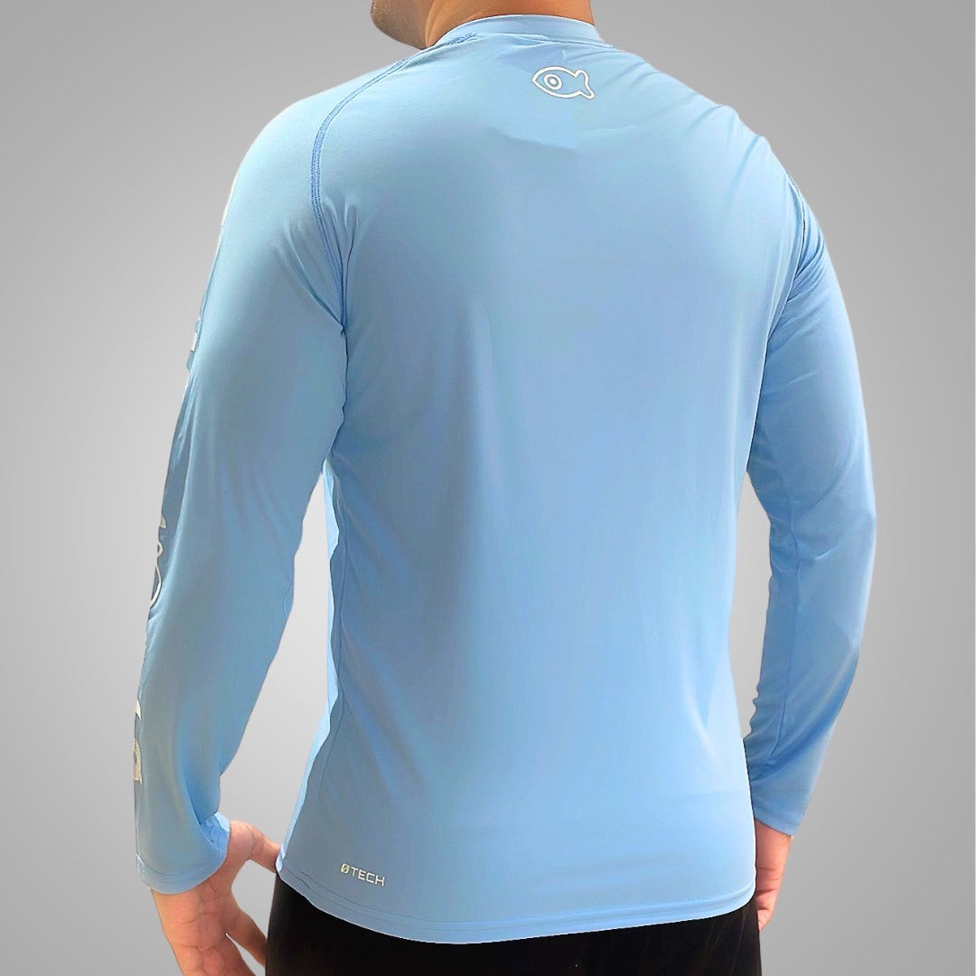 HERITAGE ØTECH Men’s Fishing Crew Shirt – UPF 50+ | Quick-Dry | Antibacterial