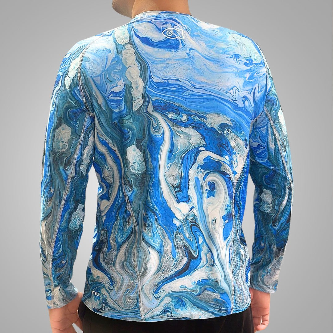 VENTILED ØTECH Men’s Fishing Crew Shirt – Breathable | UPF 50+ | Quick-Dry Tech