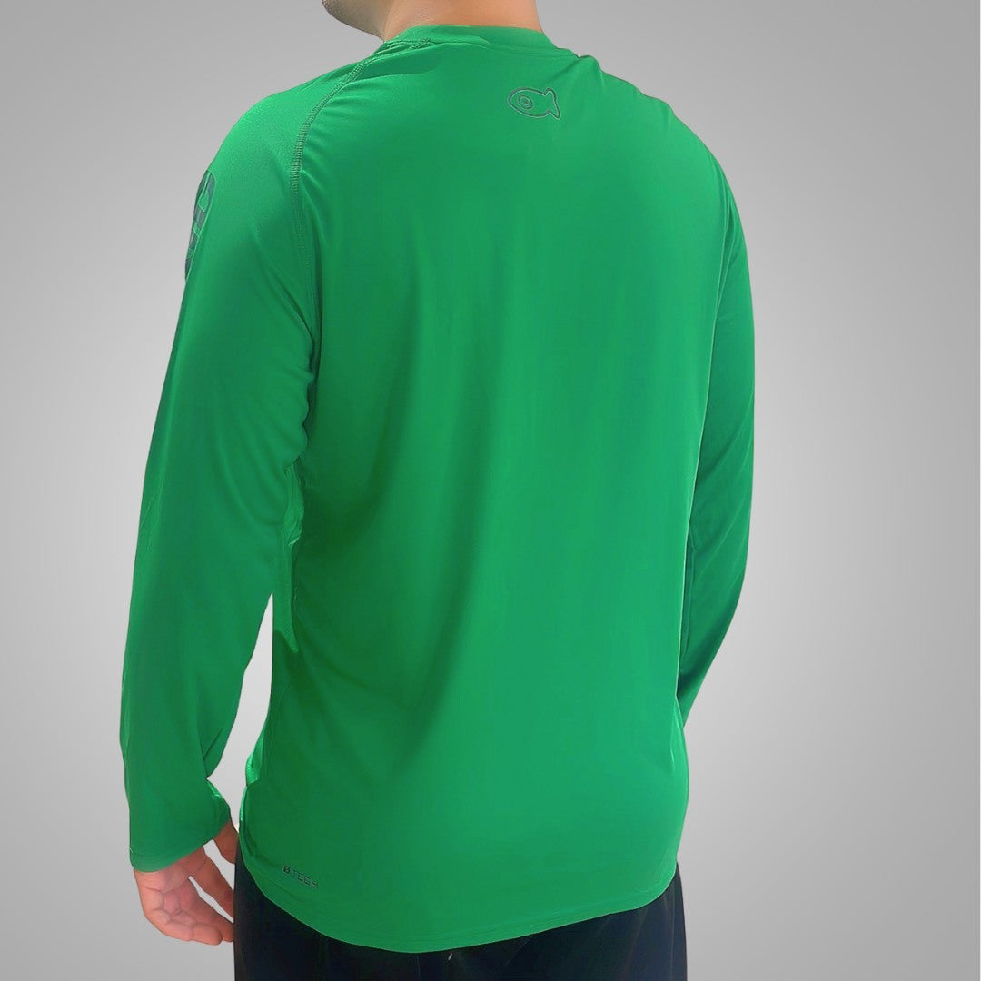 HERITAGE ØTECH Men’s Fishing Crew Shirt – UPF 50+ | Quick-Dry | Antibacterial