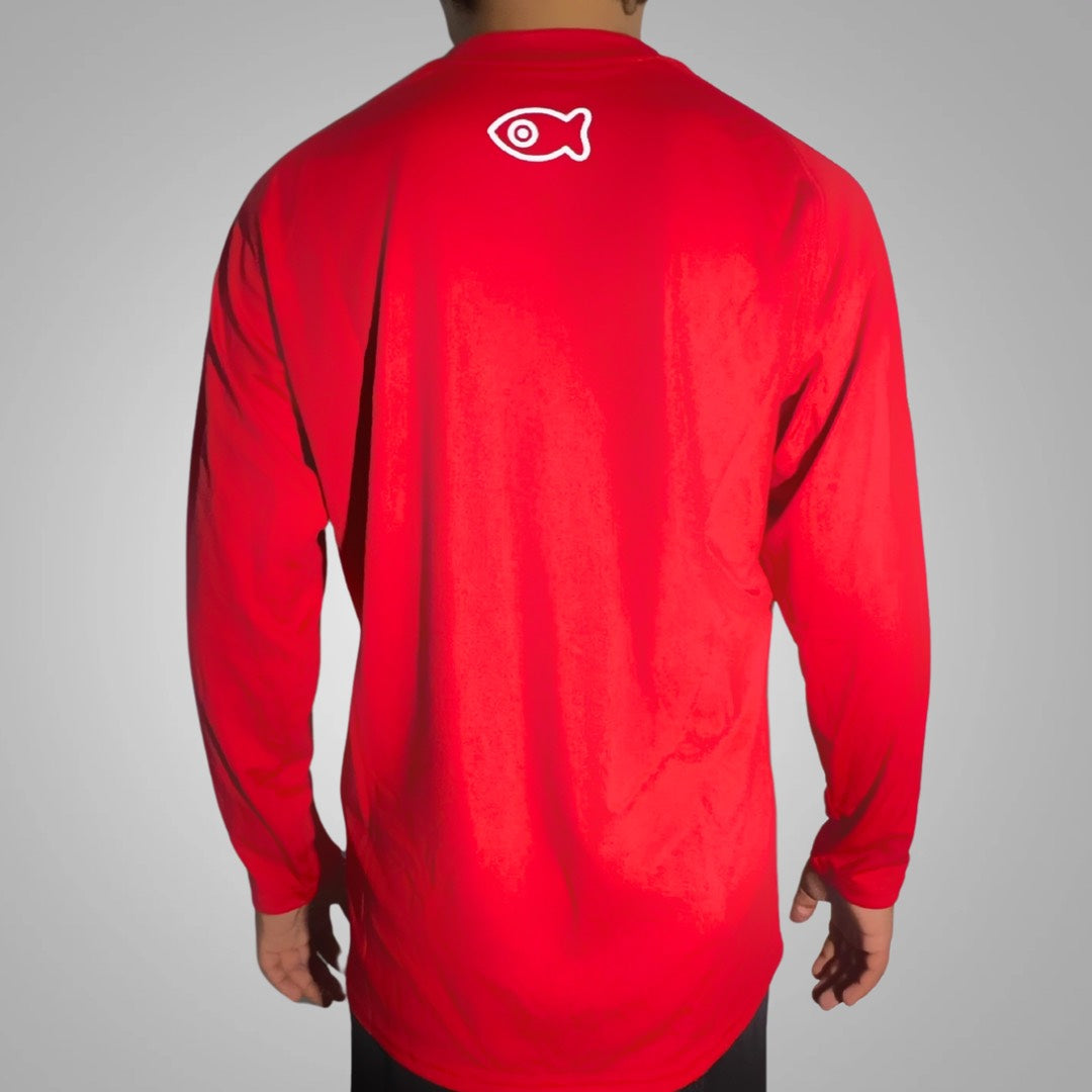 Kids ØTECH Performance Crew – UPF 50+ Long Sleeve Fishing Shirt | Quick-Dry & Breathable