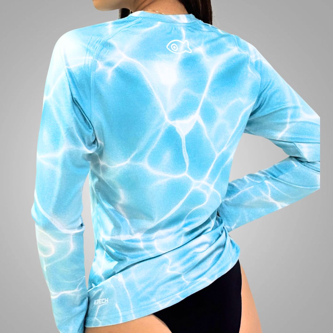 Women’s ØTECH Performance Crew – Long Sleeve | UPF 50+ | Quick-Dry Fishing Shirt